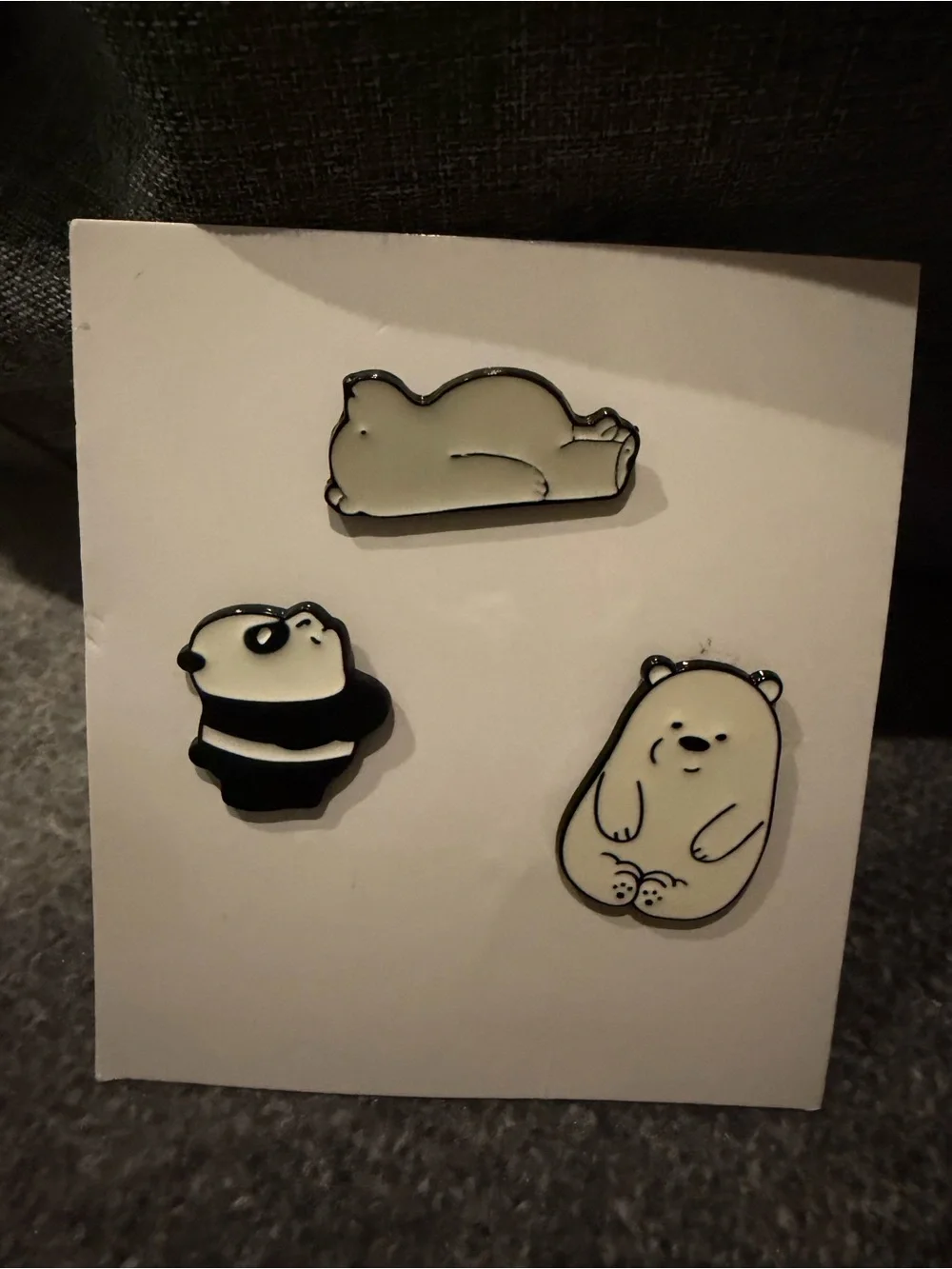 We Bare Bears Enamel Pin Set